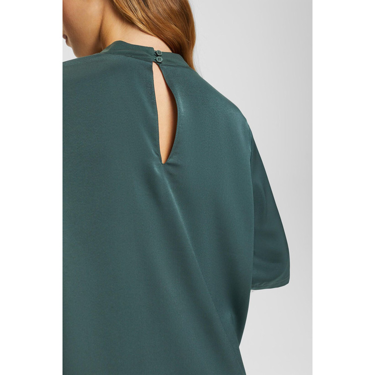 BLUSA CON ACABADO SATINADO MUJER ESPRIT