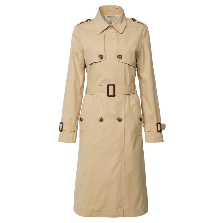 GABARDINA LARGA CON CINTURÓN MUJER ESPRIT