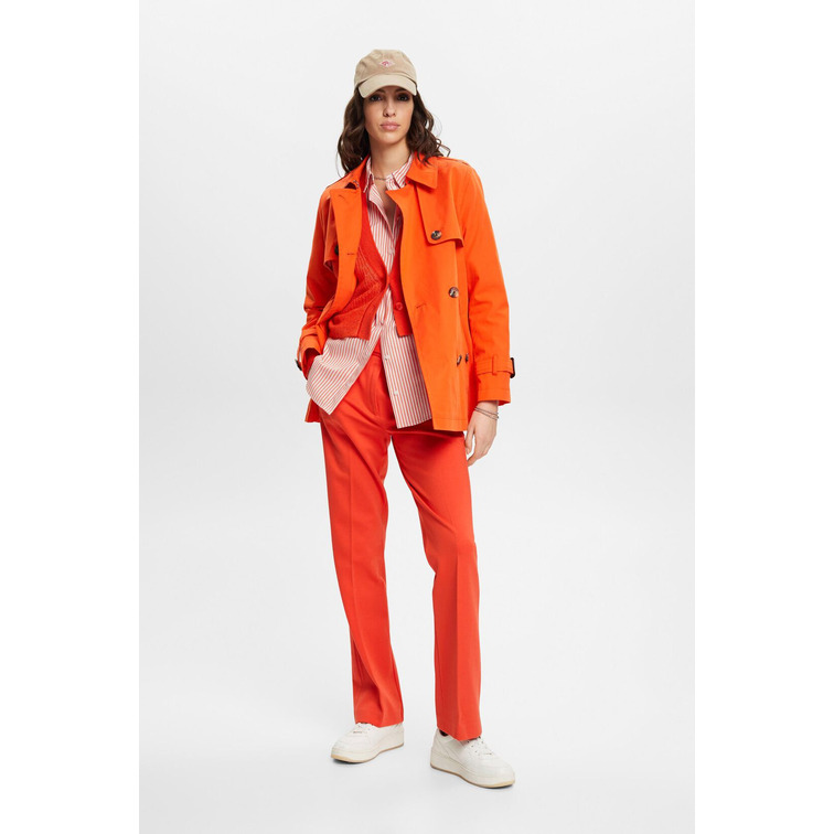 TRENCH CORTO CON CINTURÓN MUJER ESPRIT