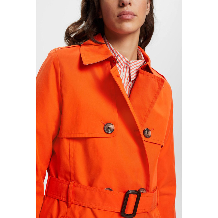 TRENCH CORTO CON CINTURÓN MUJER ESPRIT