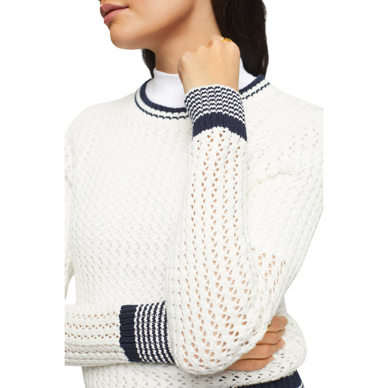 JERSEY CON TEXTURA EN ALGODÓN ECOLÓGICO MUJER ESPRIT