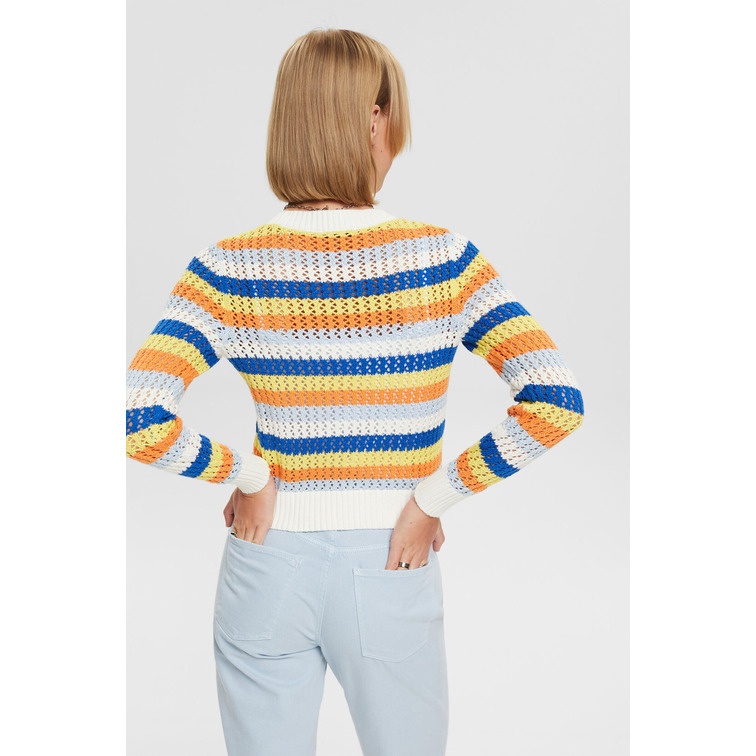 JERSEY CON TEXTURA EN ALGODÓN ECOLÓGICO MUJER ESPRIT