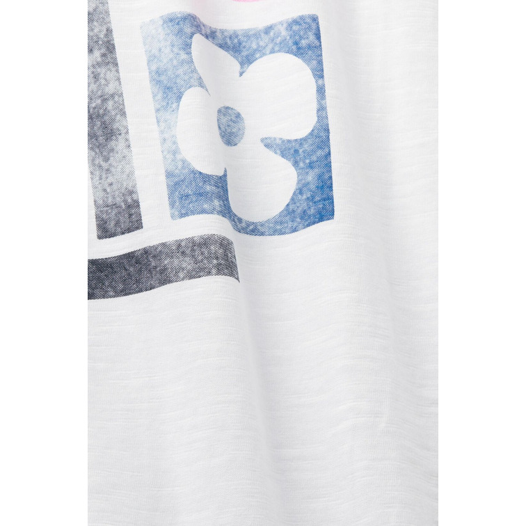 CAMISETA DE ALGODÓN CON ESTAMPADO GEOMÉTRICO MUJER ESPRIT