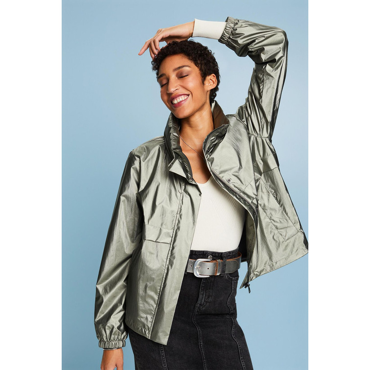 CORTAVIENTOS METALIZADO CON FORRO MUJER ESPRIT