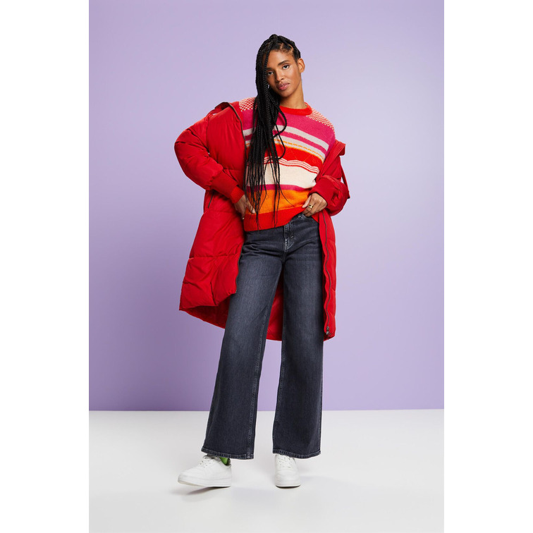 JERSEY A RAYAS EN MEZCLA DE MOHAIR MUJER ESPRIT