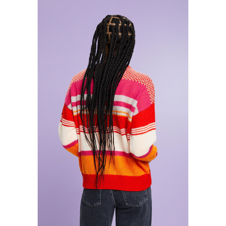 JERSEY A RAYAS EN MEZCLA DE MOHAIR MUJER ESPRIT
