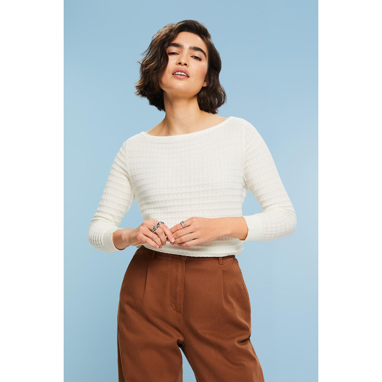 JERSEY DE PUNTO ESTRUCTURADO MUJER ESPRIT