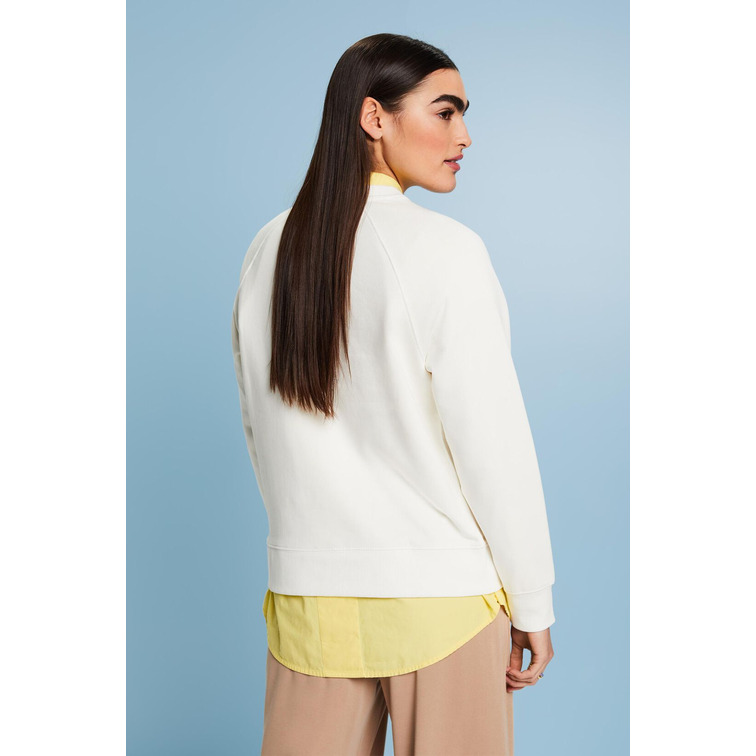 SUDADERA CON LOGOTIPO BORDADO MUJER ESPRIT