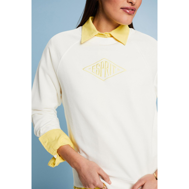 SUDADERA CON LOGOTIPO BORDADO MUJER ESPRIT