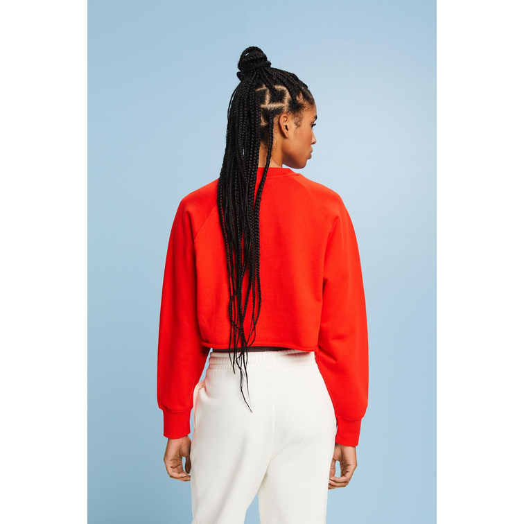 SUDADERA CORTA CON LOGOTIPO MUJER ESPRIT
