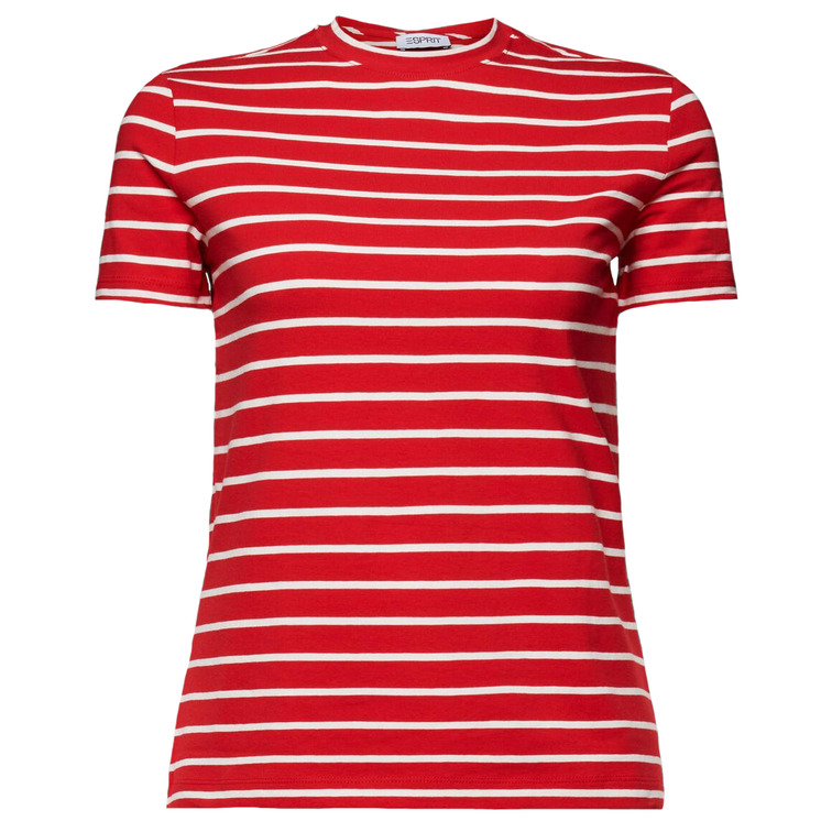 TOP DE RAYAS CON CUELLO REDONDO MUJER ESPRIT