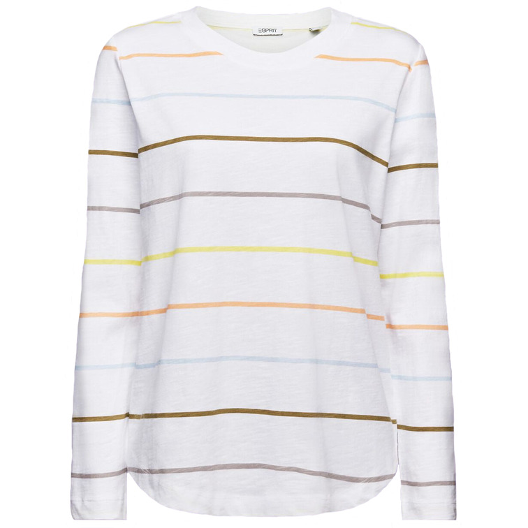 CAMISETA DE MANGA LARGA A RAYAS MUJER ESPRIT