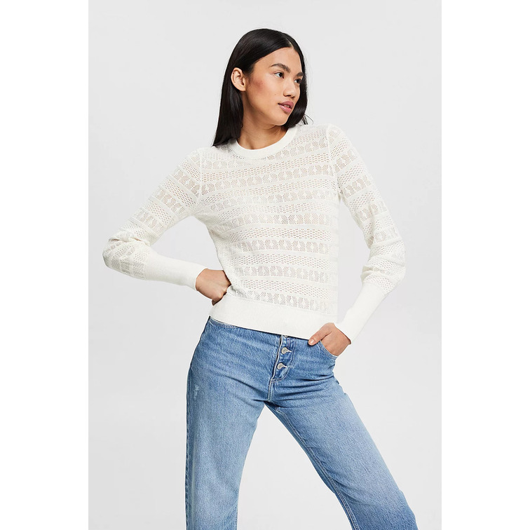 JERSEY DE PUNTO CALADO MUJER ESPRIT