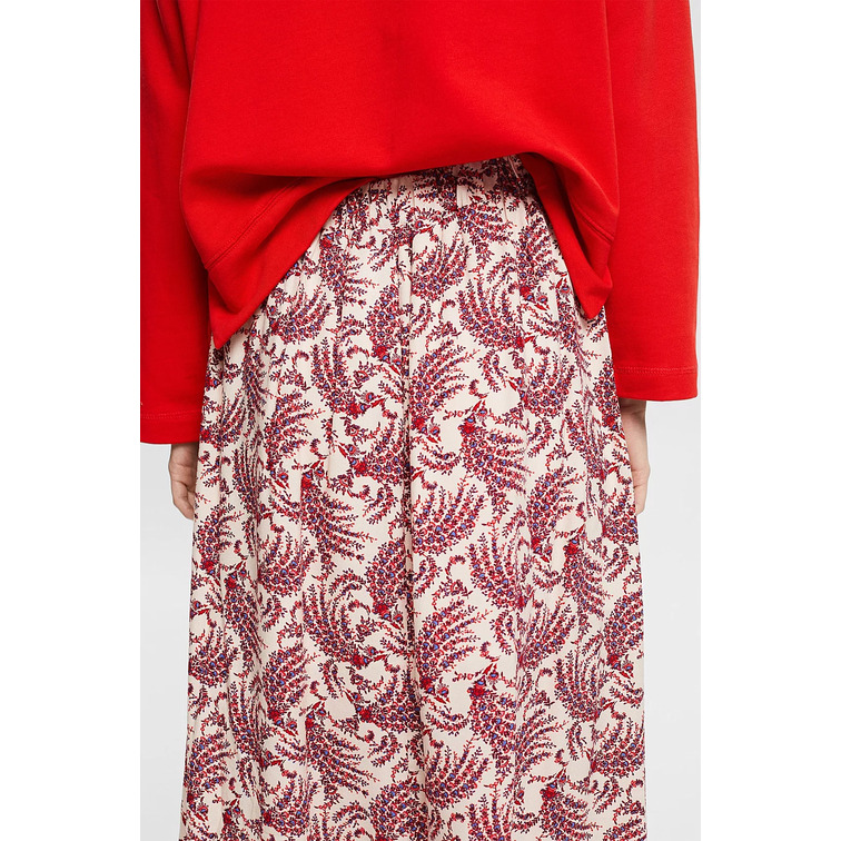 FALDA CON ESTAMPADO FLORAL MUJER ESPRIT