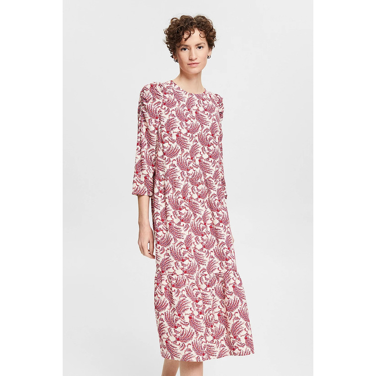 VESTIDO MIDI CON ESTAMPADO FLORAL MUJER ESPRIT