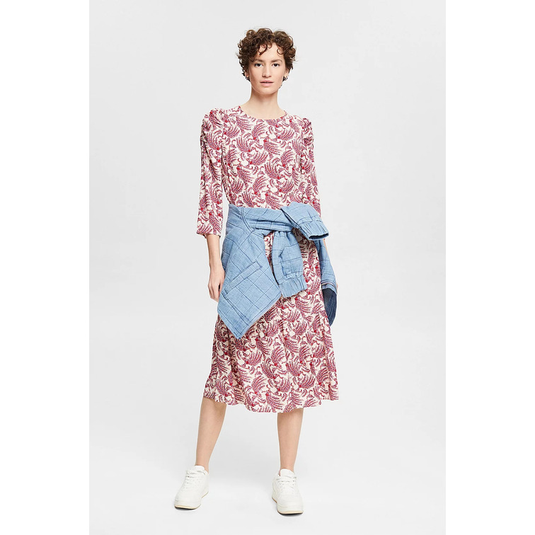 VESTIDO MIDI CON ESTAMPADO FLORAL MUJER ESPRIT