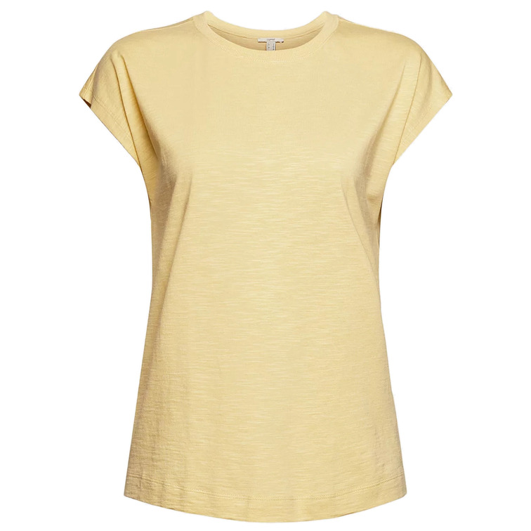 CAMISETA EN MEZCLA DE ALGODÓN Y MODAL MUJER ESPRIT