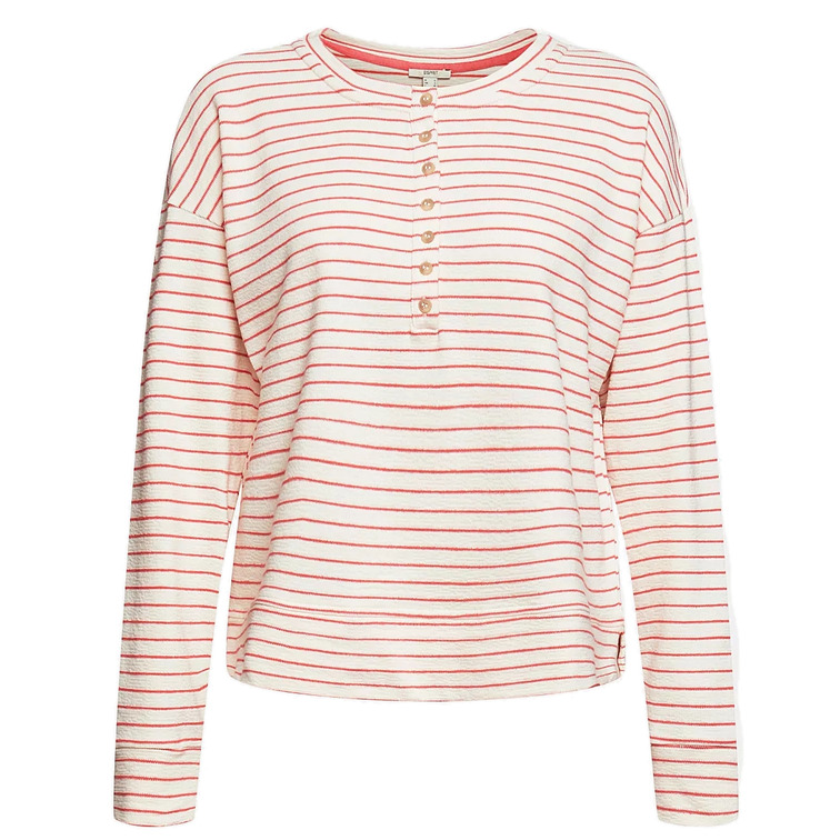 CAMISETA HENLEY MUJER ESPRIT