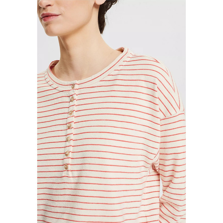 CAMISETA HENLEY MUJER ESPRIT