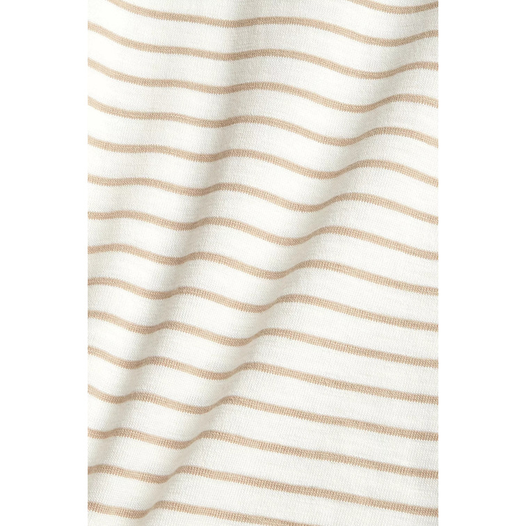CAMISETA CON ESTAMPADO A RAYAS MUJER ESPRIT