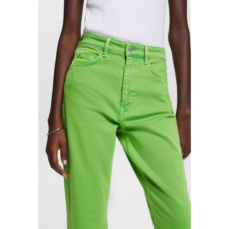 PANTALÓN TOBILLERO CON BAJO DESHILACHADO MUJER ESPRIT