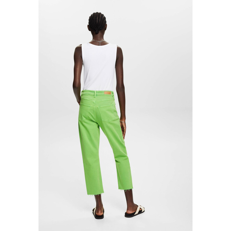 PANTALÓN TOBILLERO CON BAJO DESHILACHADO MUJER ESPRIT