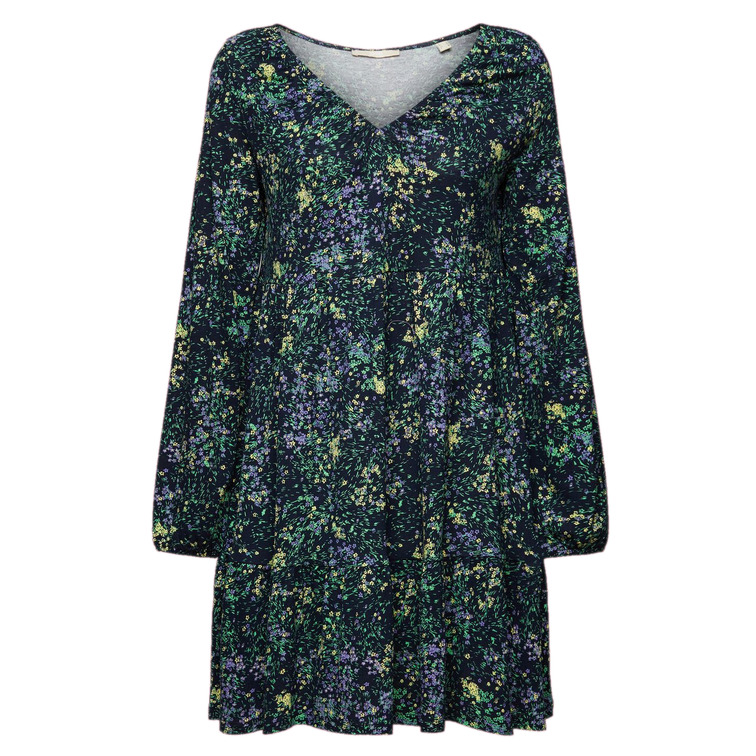 VESTIDO EN TEJIDO JERSEY DE CREPÉ MUJER ESPRIT