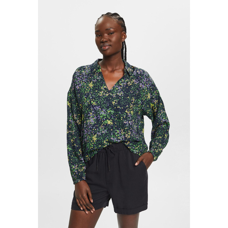 BLUSA CON ESTAMPADO FLORAL MUJER ESPRIT