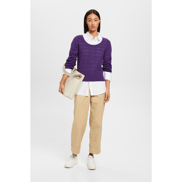 JERSEY DE PUNTO DE ALGODÓN MUJER ESPRIT