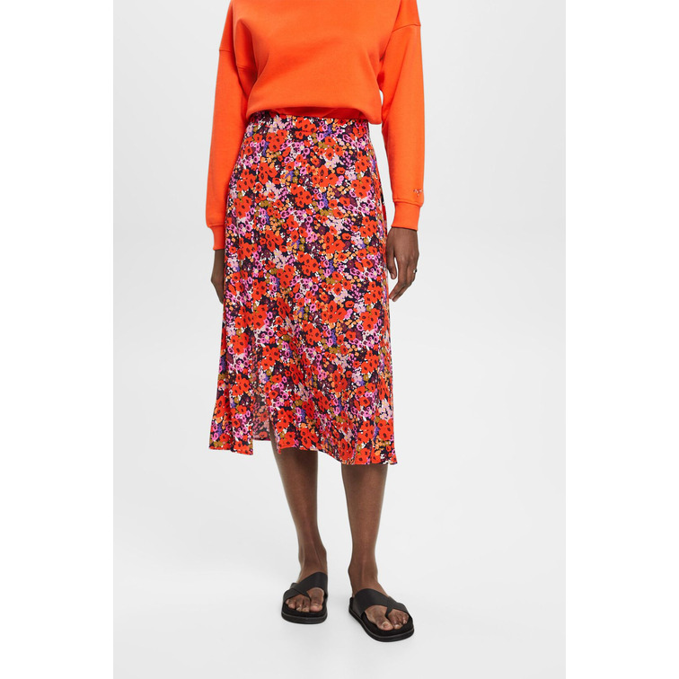 FALDA MIDI CON DISEÑO FLORAL ALLOVER MUJER ESPRIT