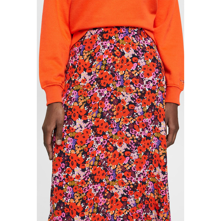 FALDA MIDI CON DISEÑO FLORAL ALLOVER MUJER ESPRIT