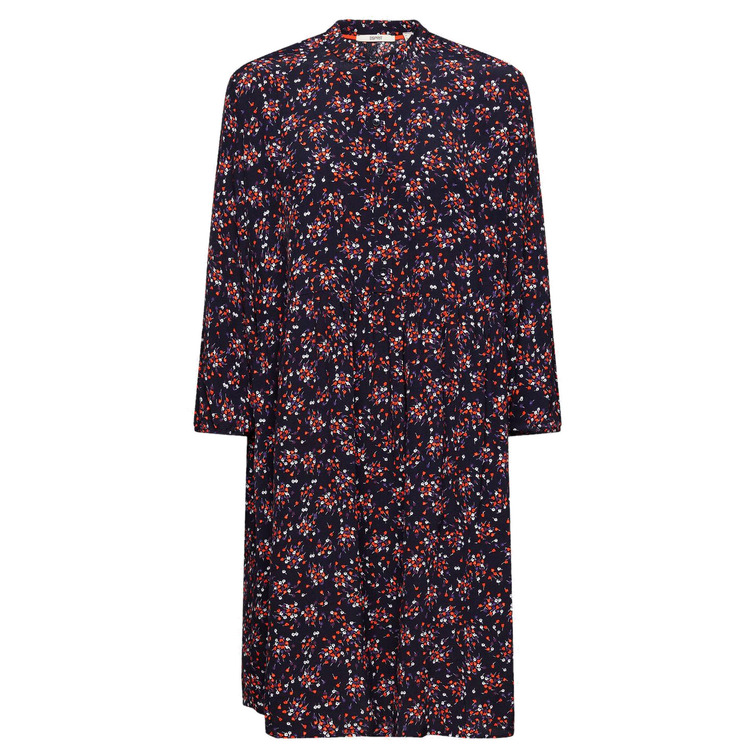 VESTIDO MIDI DE TEJIDO CON ESTAMPADO ALLOVER MUJER ESPRIT
