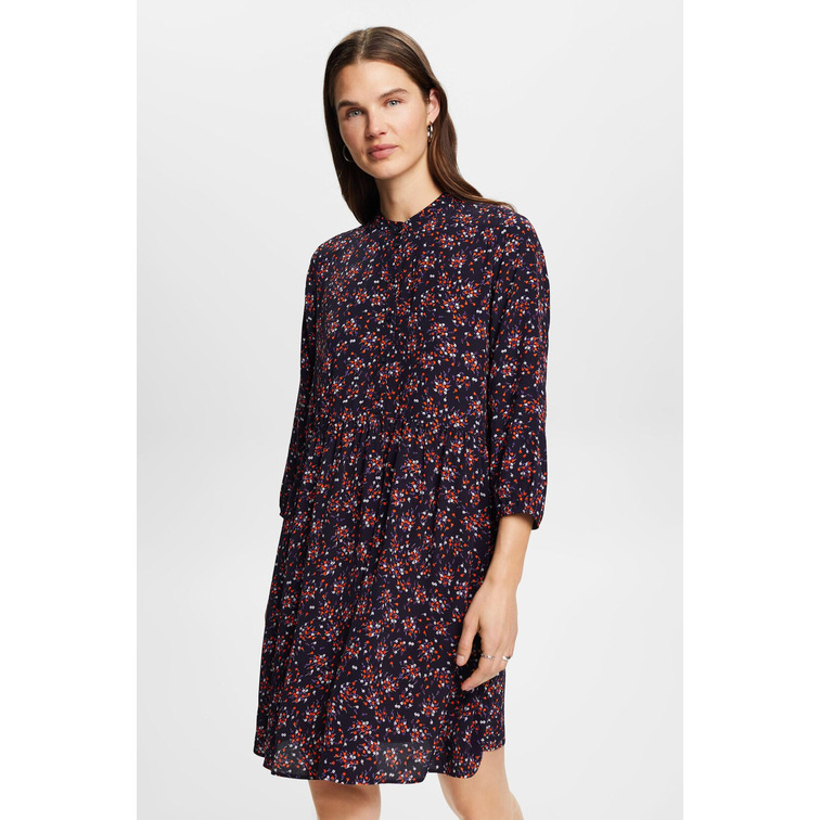 VESTIDO MIDI DE TEJIDO CON ESTAMPADO ALLOVER MUJER ESPRIT