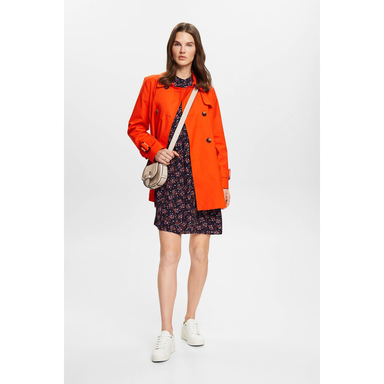 VESTIDO MIDI DE TEJIDO CON ESTAMPADO ALLOVER MUJER ESPRIT