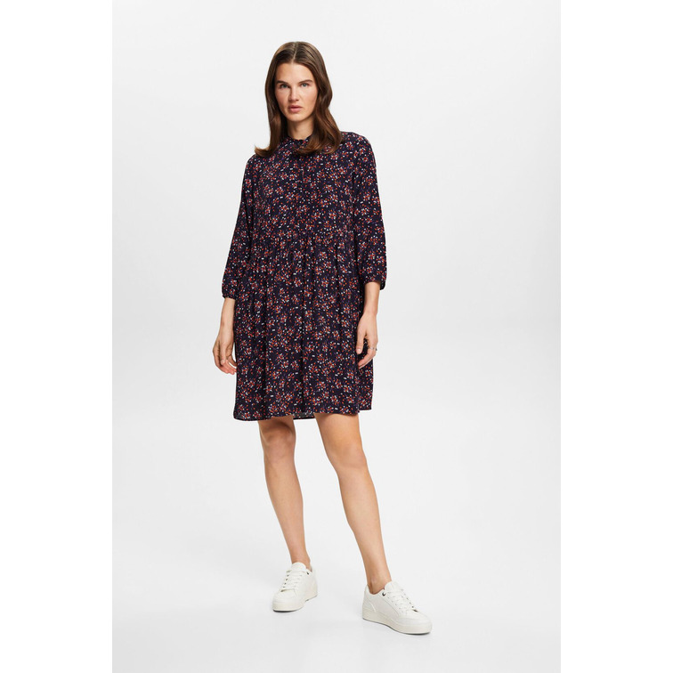 VESTIDO MIDI DE TEJIDO CON ESTAMPADO ALLOVER MUJER ESPRIT