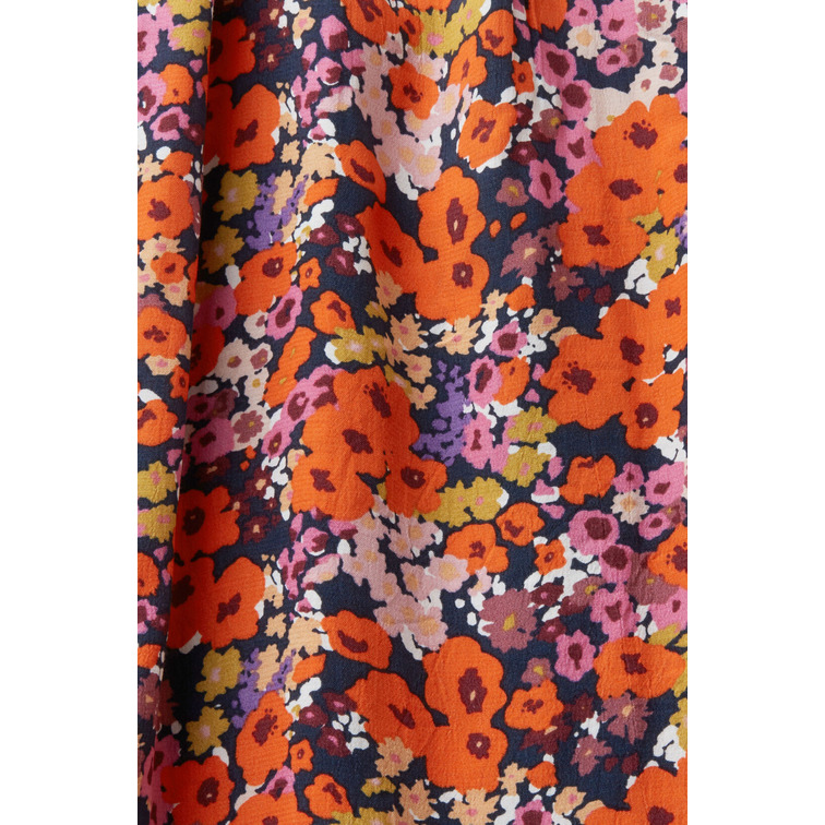 VESTIDO DE MANGA CORTA CON ESTAMPADO FLORAL MUJER ESPRIT