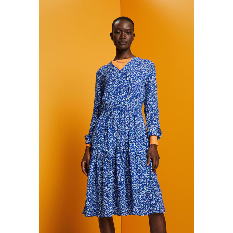 VESTIDO MIDI CON ESTAMPADO FLORAL ALLOVER MUJER ESPRIT