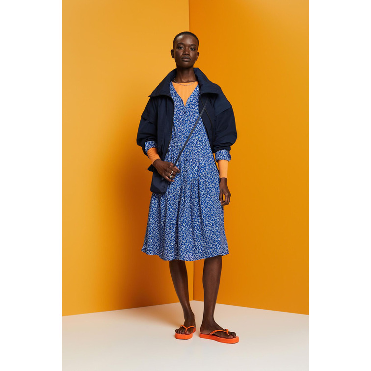 VESTIDO MIDI CON ESTAMPADO FLORAL ALLOVER MUJER ESPRIT