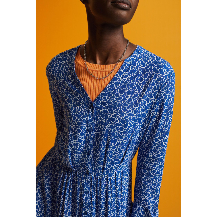 VESTIDO MIDI CON ESTAMPADO FLORAL ALLOVER MUJER ESPRIT