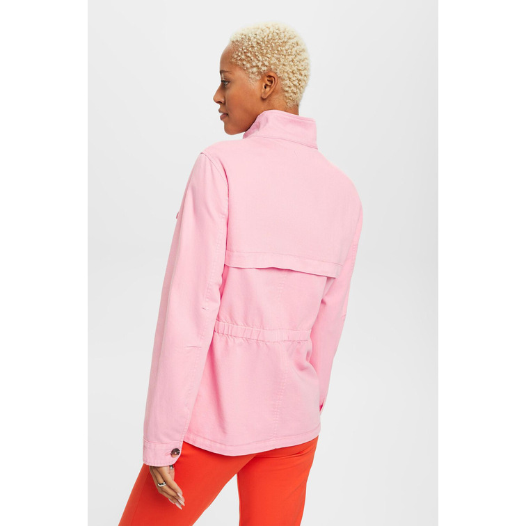 CHAQUETA ESTILO MILITAR CON CINTURA ELÁSTICA MUJER ESPRIT
