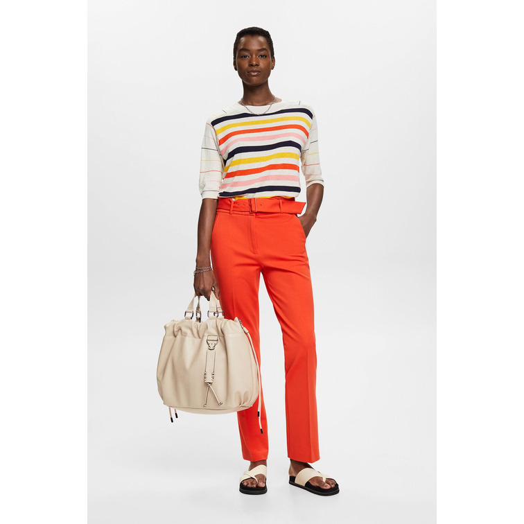 JERSEY CON LINO Y MANGA CORTA MUJER ESPRIT