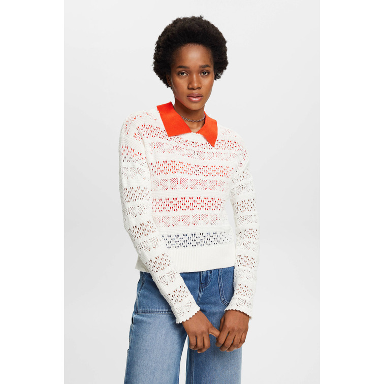 JERSEY TEXTURIZADO DE ALGODÓN SOSTENIBLE MUJER ESPRIT