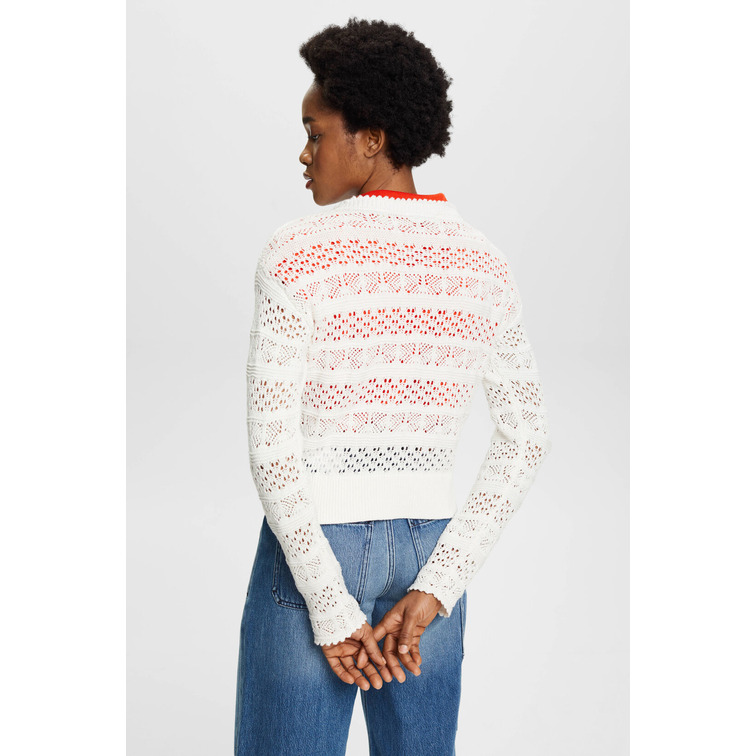 JERSEY TEXTURIZADO DE ALGODÓN SOSTENIBLE MUJER ESPRIT