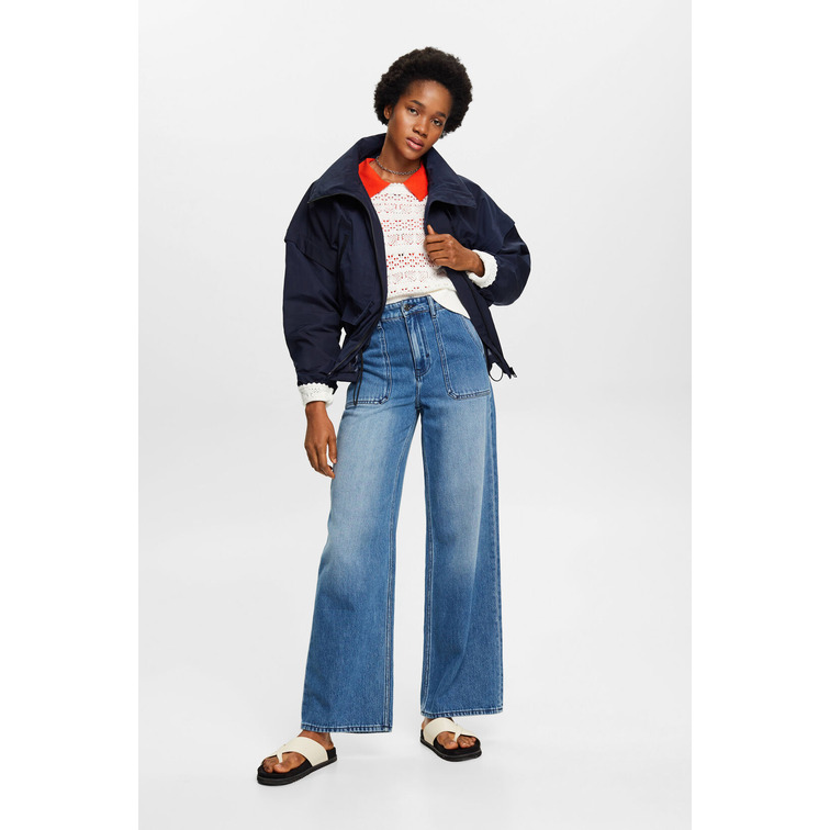 JERSEY TEXTURIZADO DE ALGODÓN SOSTENIBLE MUJER ESPRIT