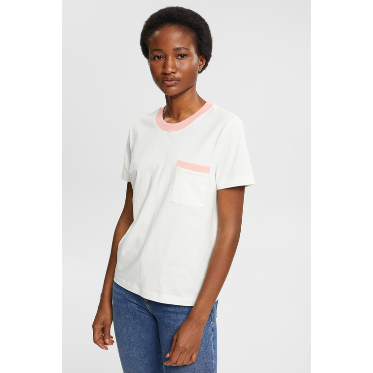 CAMISETA CON BOLSILLO MUJER ESPRIT