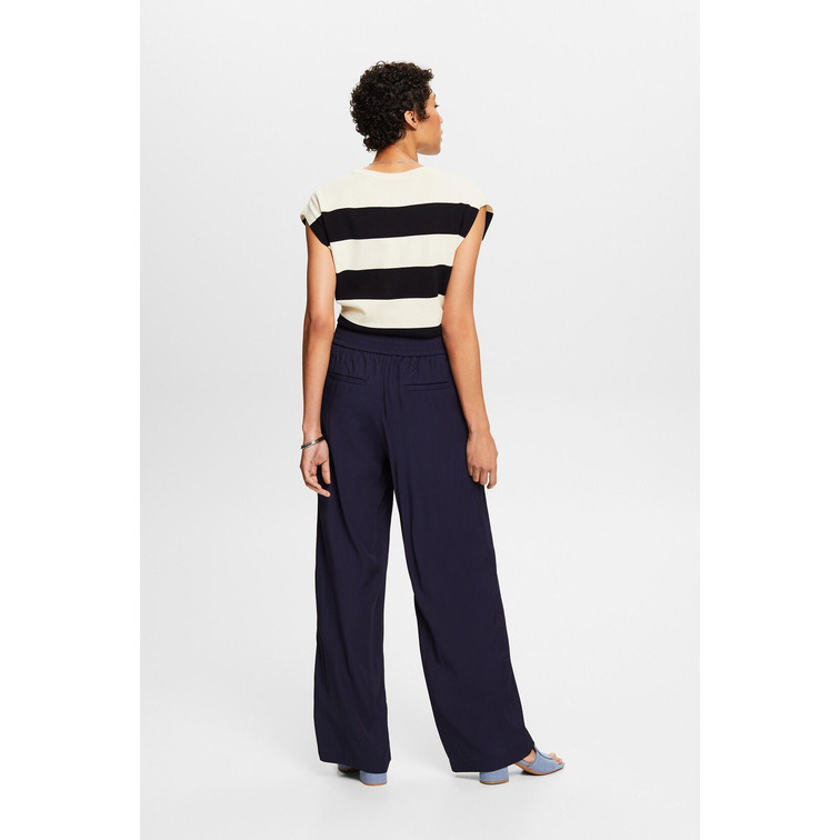 PANTALONES ANCHOS DE SARGA SIN CIERRES MUJER ESPRIT