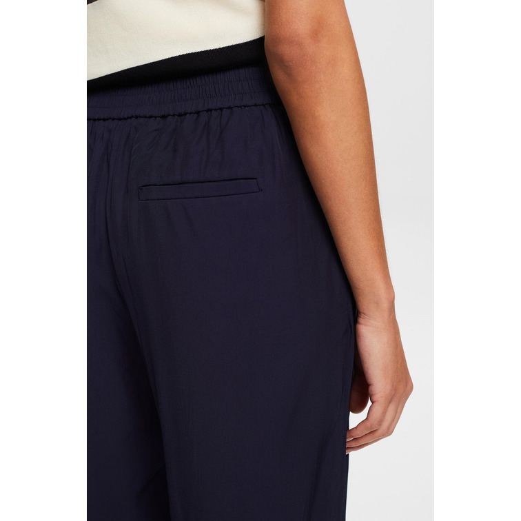 PANTALONES ANCHOS DE SARGA SIN CIERRES MUJER ESPRIT