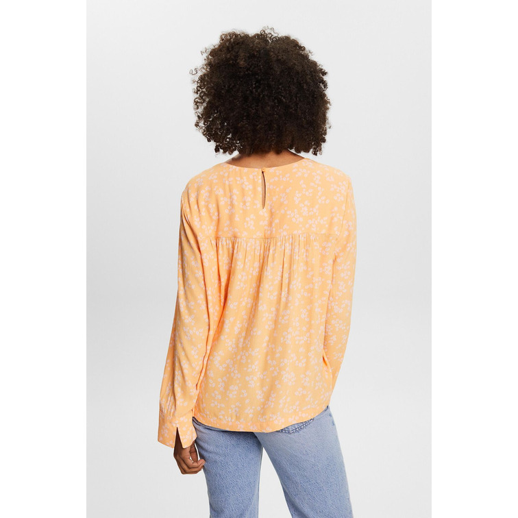 BLUSA DE CREPÉ ESTAMPADA MUJER ESPRIT