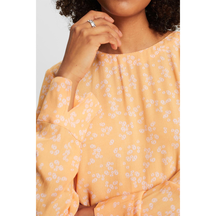 BLUSA DE CREPÉ ESTAMPADA MUJER ESPRIT