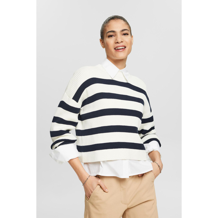 JERSEY DE PUNTO A RAYAS MUJER ESPRIT